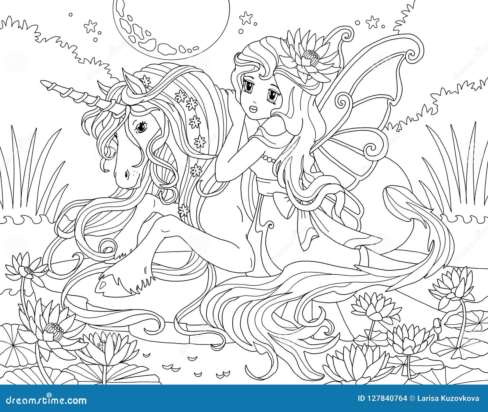 Unicorn princess coloring page stock illustrations â unicorn princess coloring page stock illustrations vectors clipart