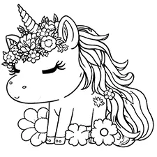 Cute unicorn coloring pages free printable pdfs