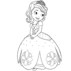 Sofia the first coloring pages printable for free download