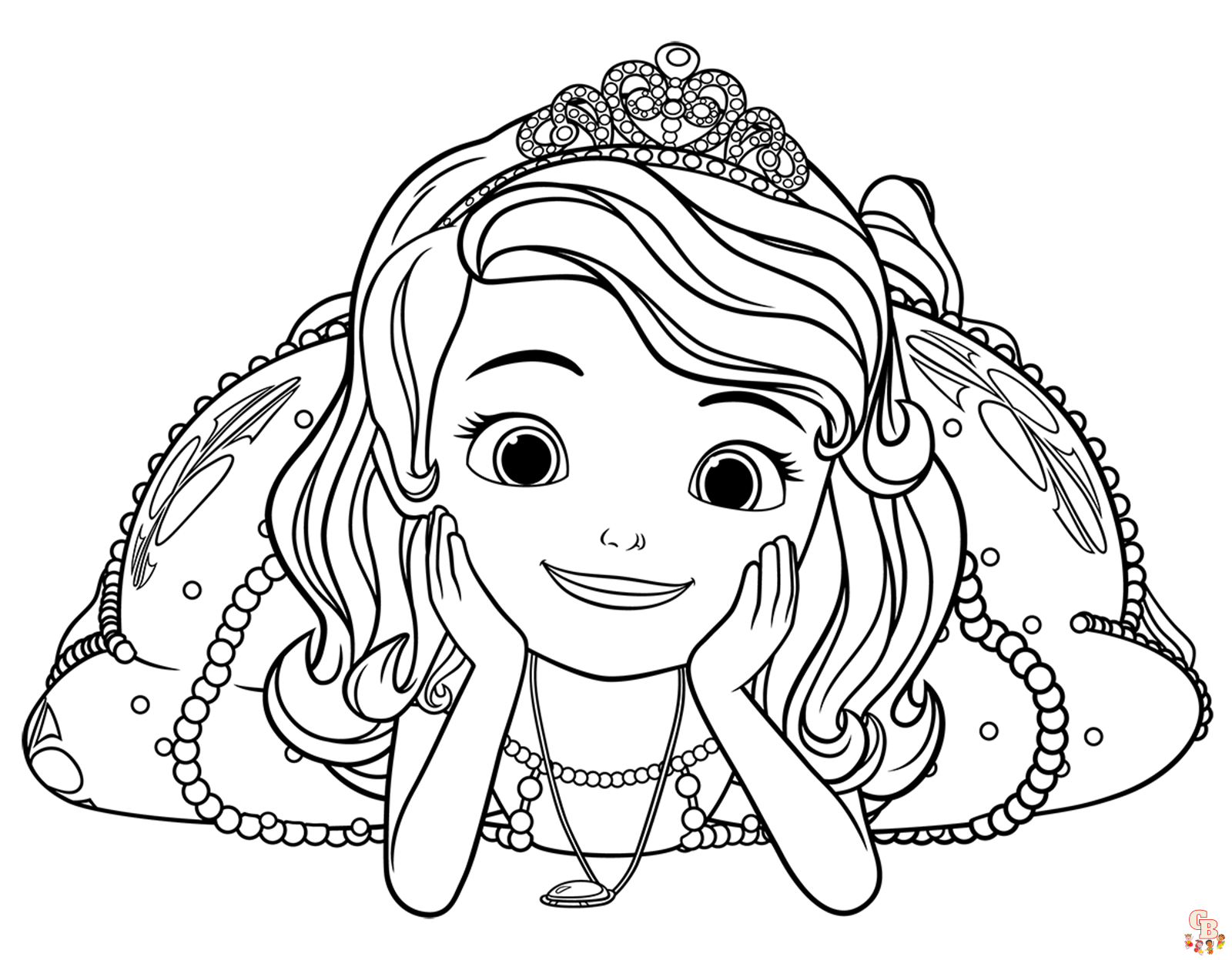 Find the best sofia the first coloring pages on