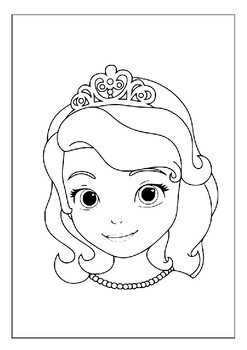 Printable princess sofia coloring pages for kids whimsical kingdom fun