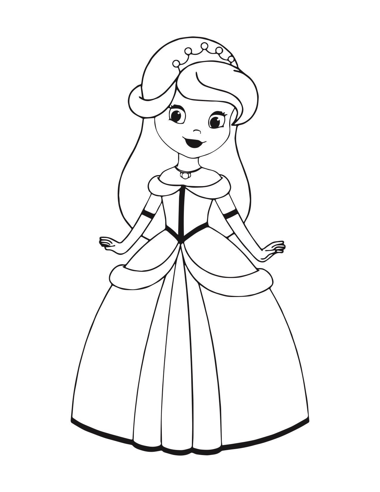 Princess and fairy coloring pages coloring book