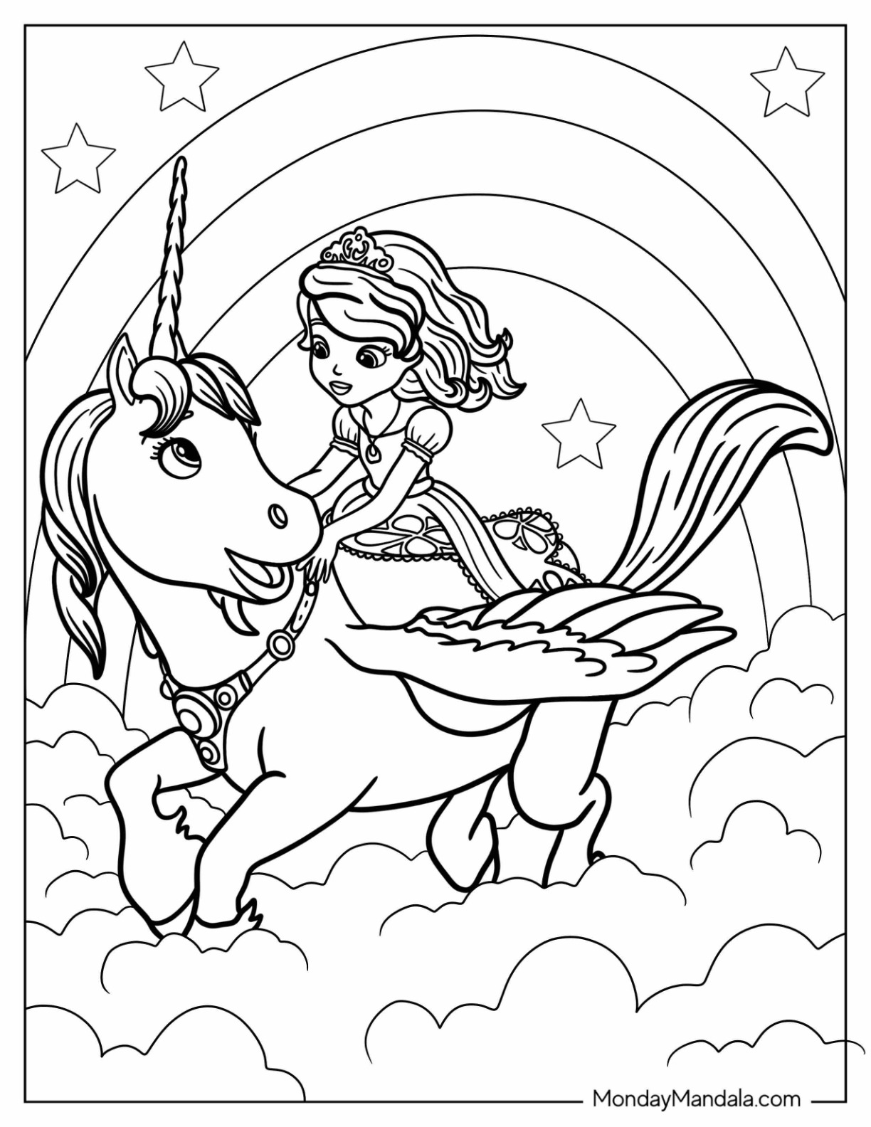 Sofia the first coloring pages free pdf printables