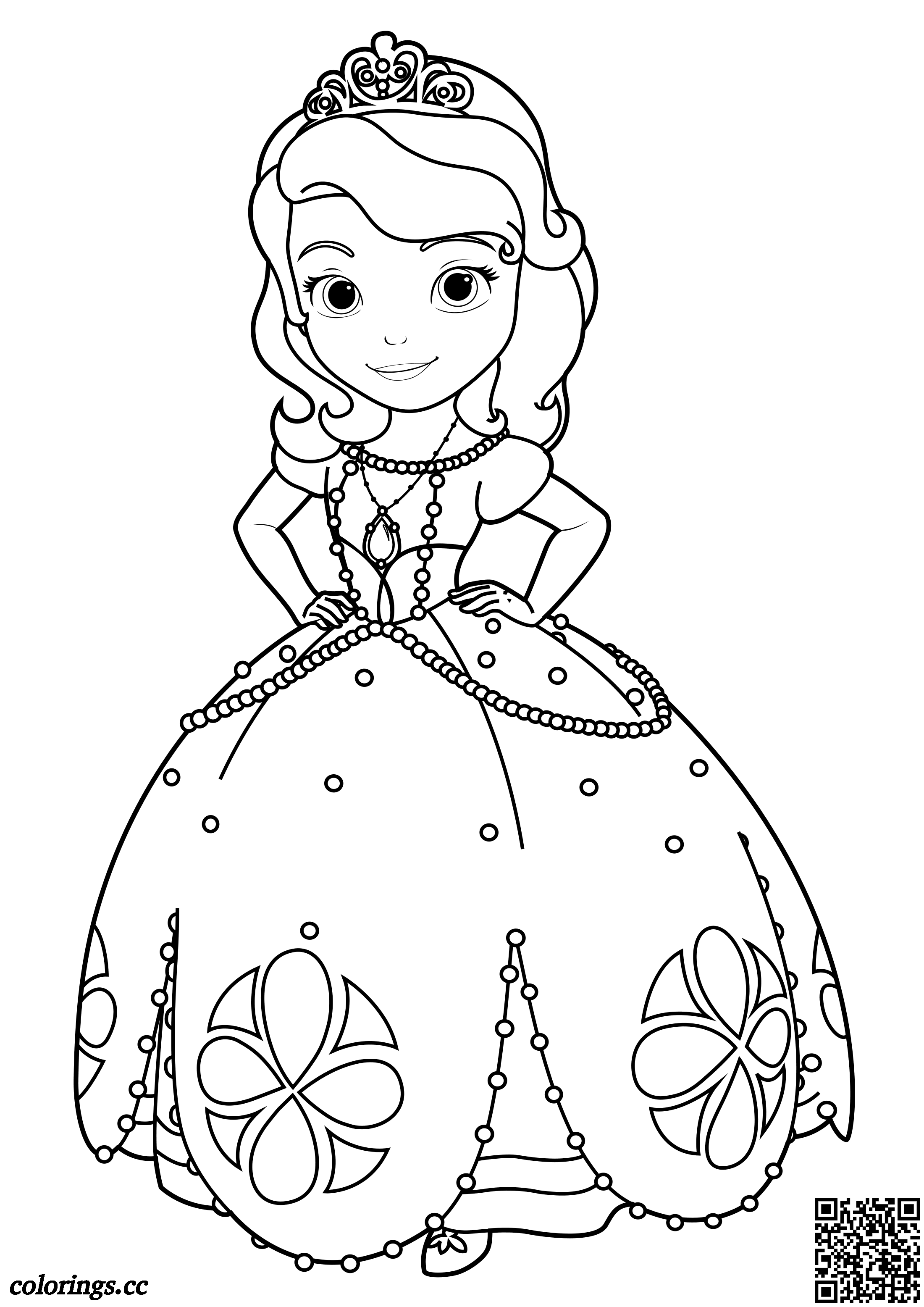 Princess sofia coloring pages sofia the first coloring pages