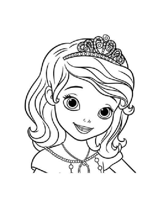 Princess sofia disney coloring pages to download for free