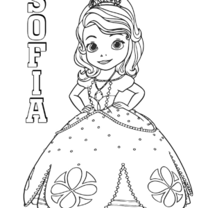 Sofia the first coloring pages printable for free download