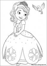 Sofia the first coloring pages on coloring