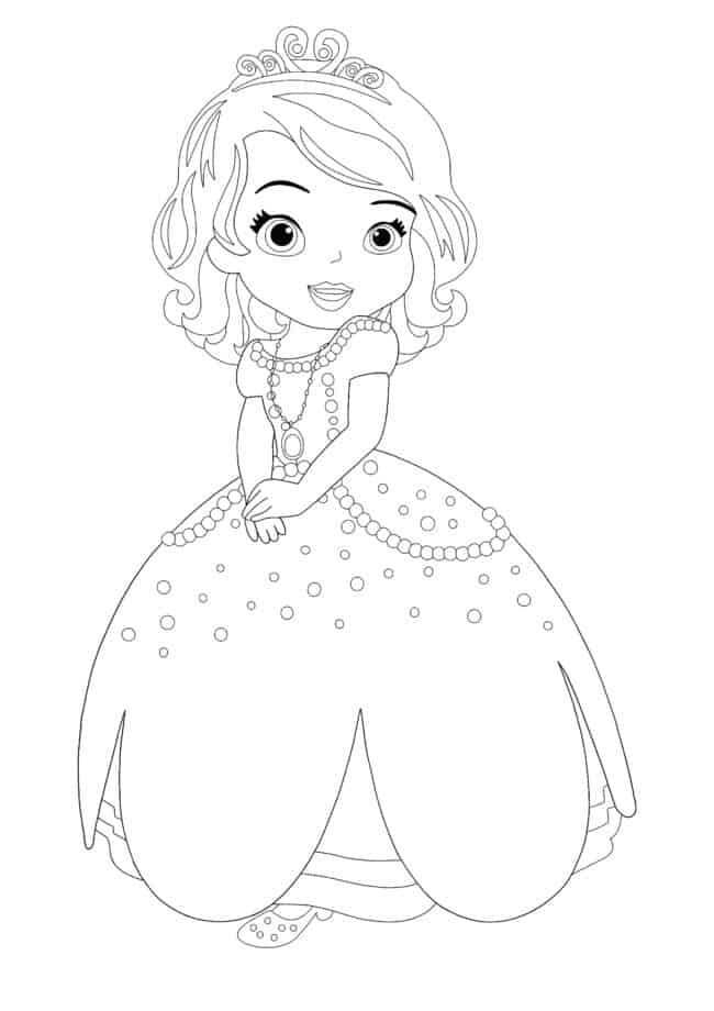 Princess coloring pages