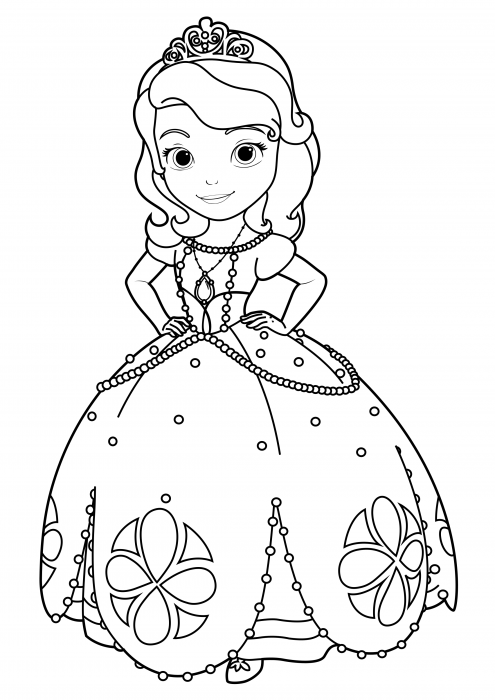 Princess sofia coloring pages sofia the first coloring pages