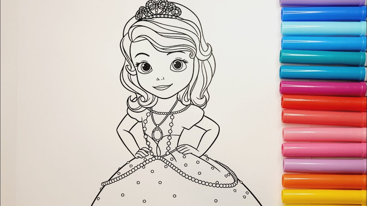 Princess sofia coloring pagecoloring coloringpagesforchildren princesssofia