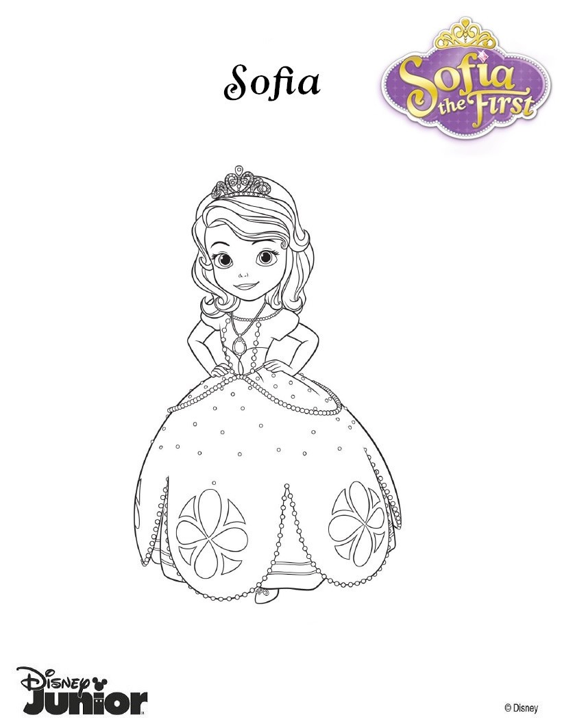 Princess sofia coloring pages