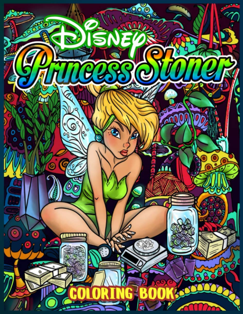 Princess stoner coloring book great stoner coloring book for kids and adults by kristine heinecke