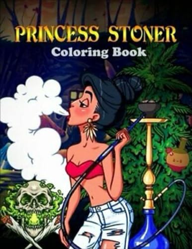 Princess stoner coloring book trippy psychedelic stoner coloring books for adult fans