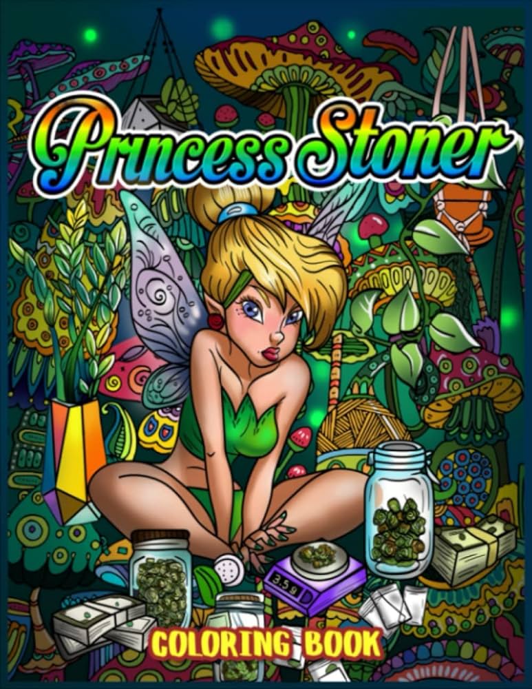 Princess stoner loring book excellent loring book for kids and adults princess stoner loring book thiel huseyin books