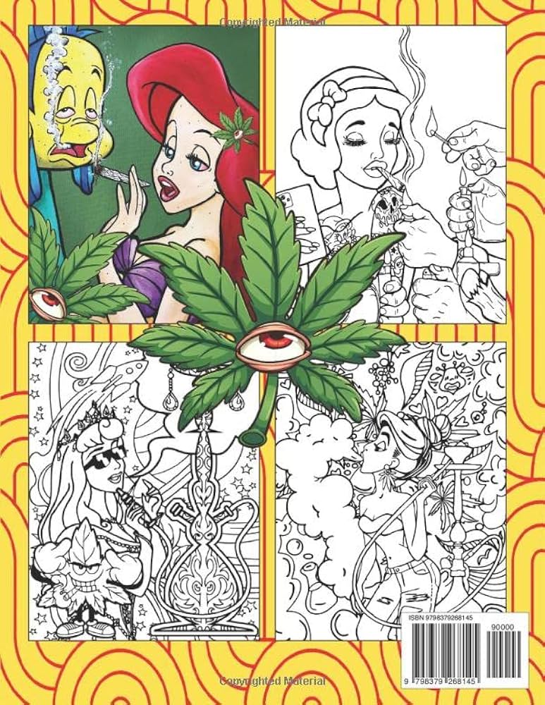 Princs stoner coloring book anti strs funny weed coloring book for adults princs stoner coloring book for adults cartoons trippy coloring book perfect stoner gift lakin levi libros