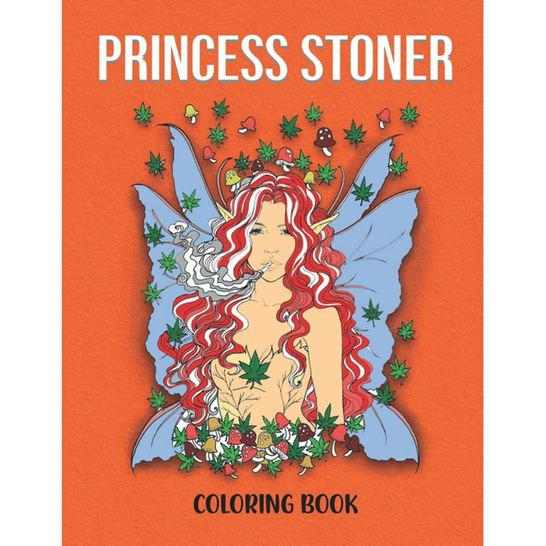 Princess stoner coloring book stress