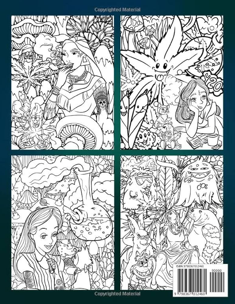 Princess stoner coloring book excellent coloring book for kids and adults princess stoner coloring book