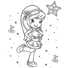 Top free printable strawberry shortcake coloring pages online