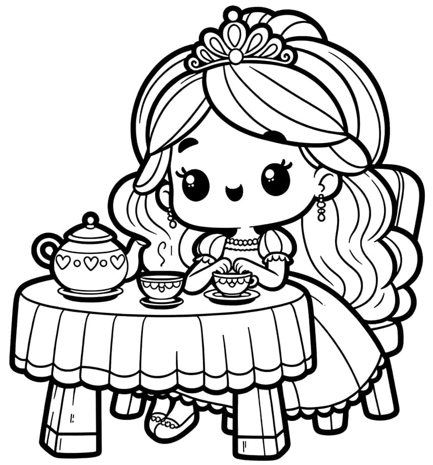 Princess coloring pages