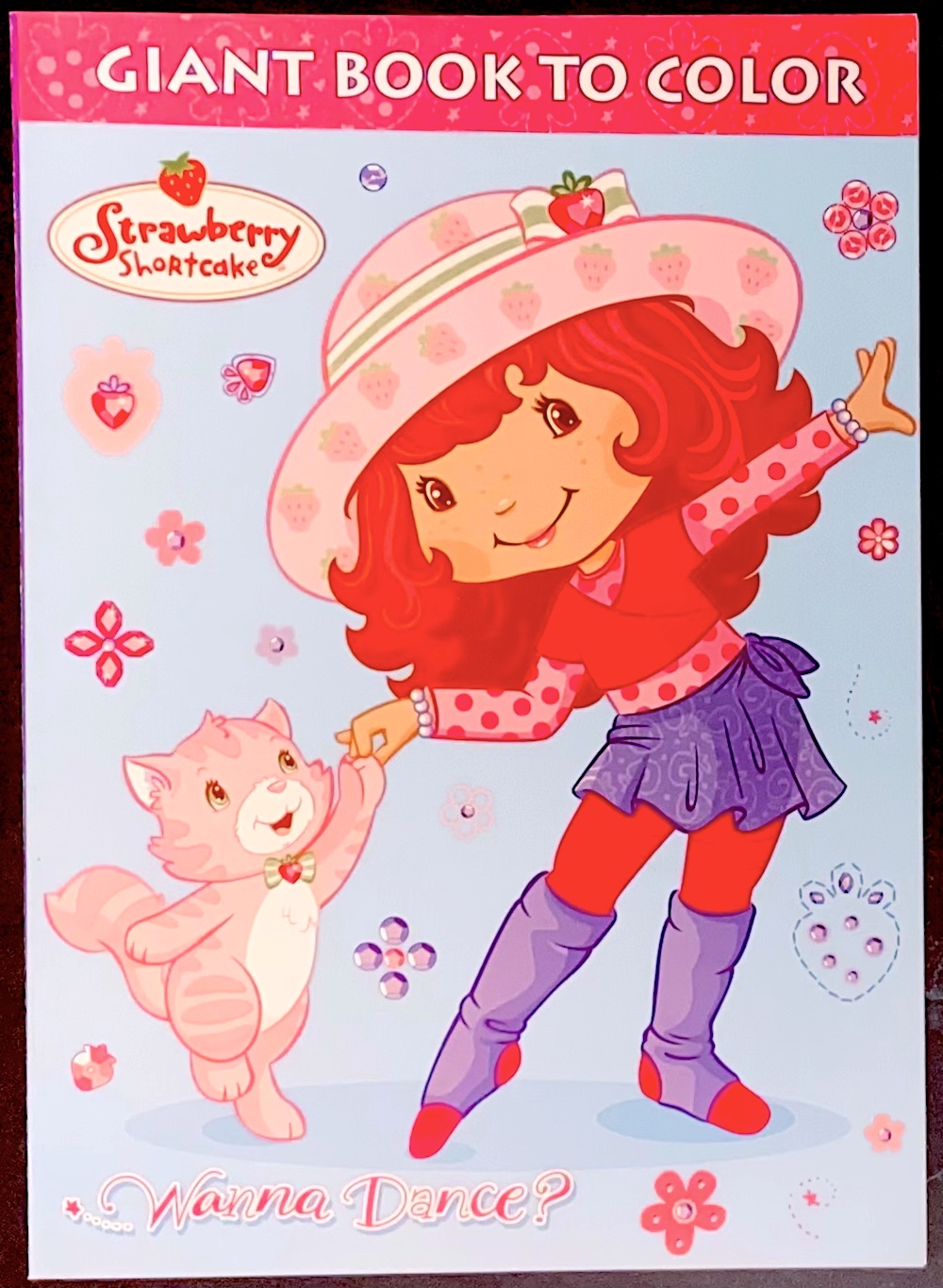 Strawberry shortcake coloring book wanna dance