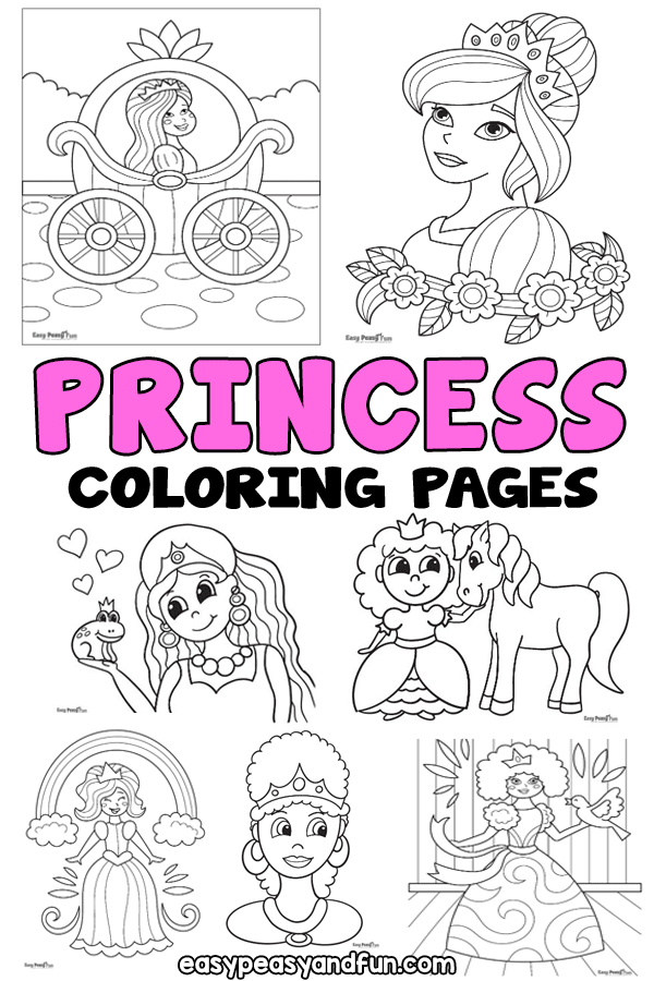 Princess coloring pages