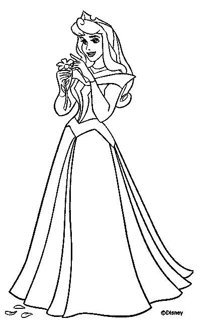 Princess coloring page