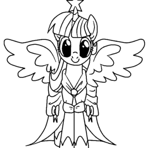 Twilight sparkle coloring pages printable for free download