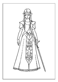 Immerse yourself in the magic of the legend of zelda with our coloring pages