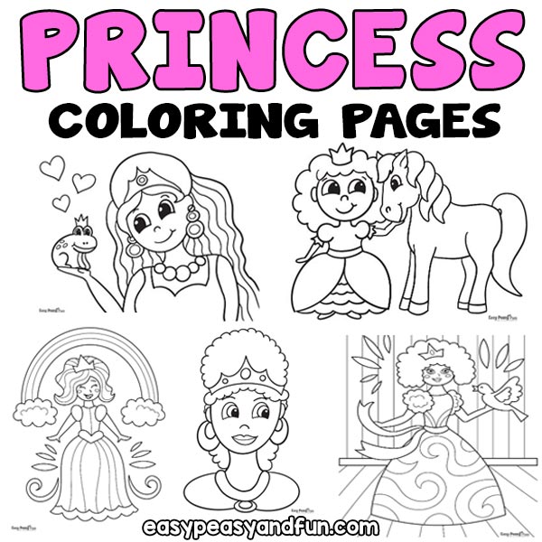 Princess coloring pages