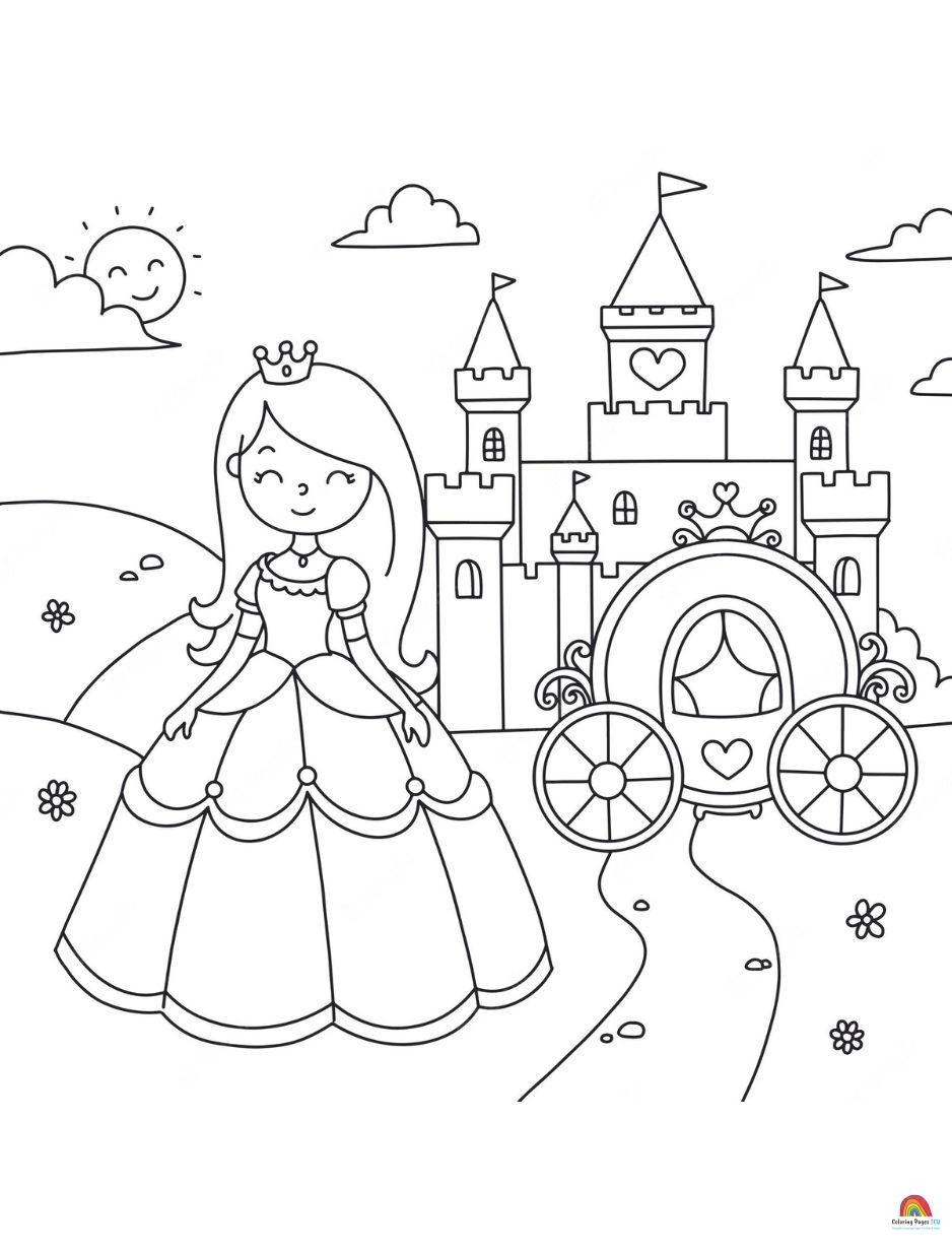 Unlock your imagination printable princess coloring pages