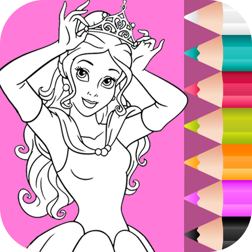 Princess coloring book â