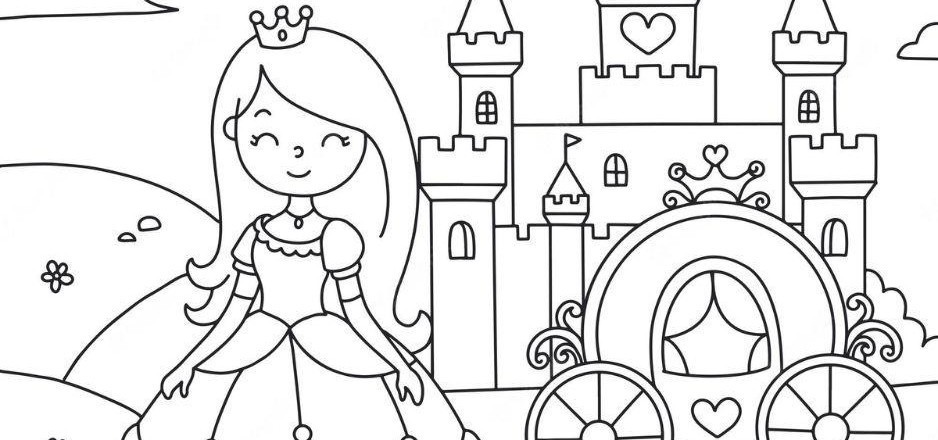 Unlock your imagination printable princess coloring pages