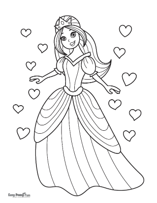 Princess coloring pages