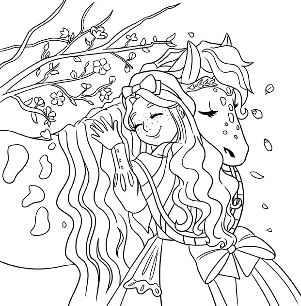 Princess coloring book for kids ages