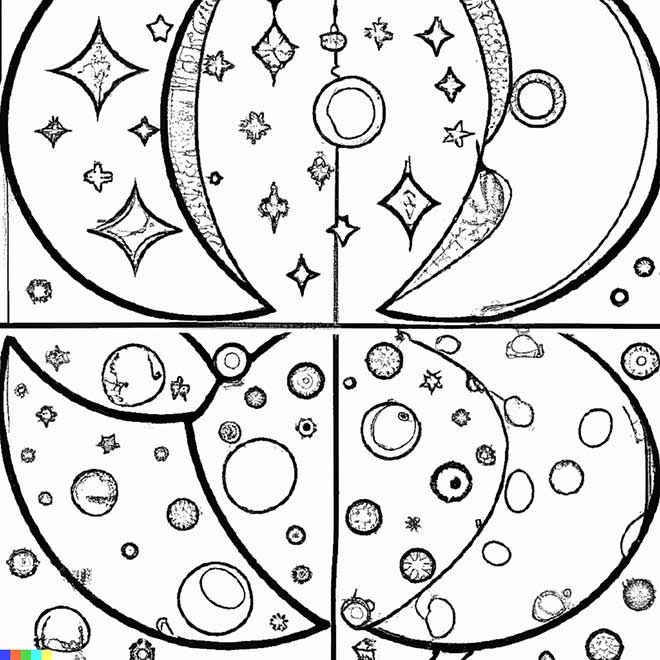 Desenhos de fases da lua para imprimir e colorirpintar desenhos colorir desenhos para colorir