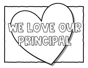 Principals day may coloring pages posters cards banner by the tech deck