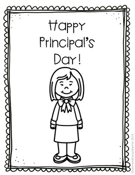 Principal day booklet by calm and classy teacher tpt