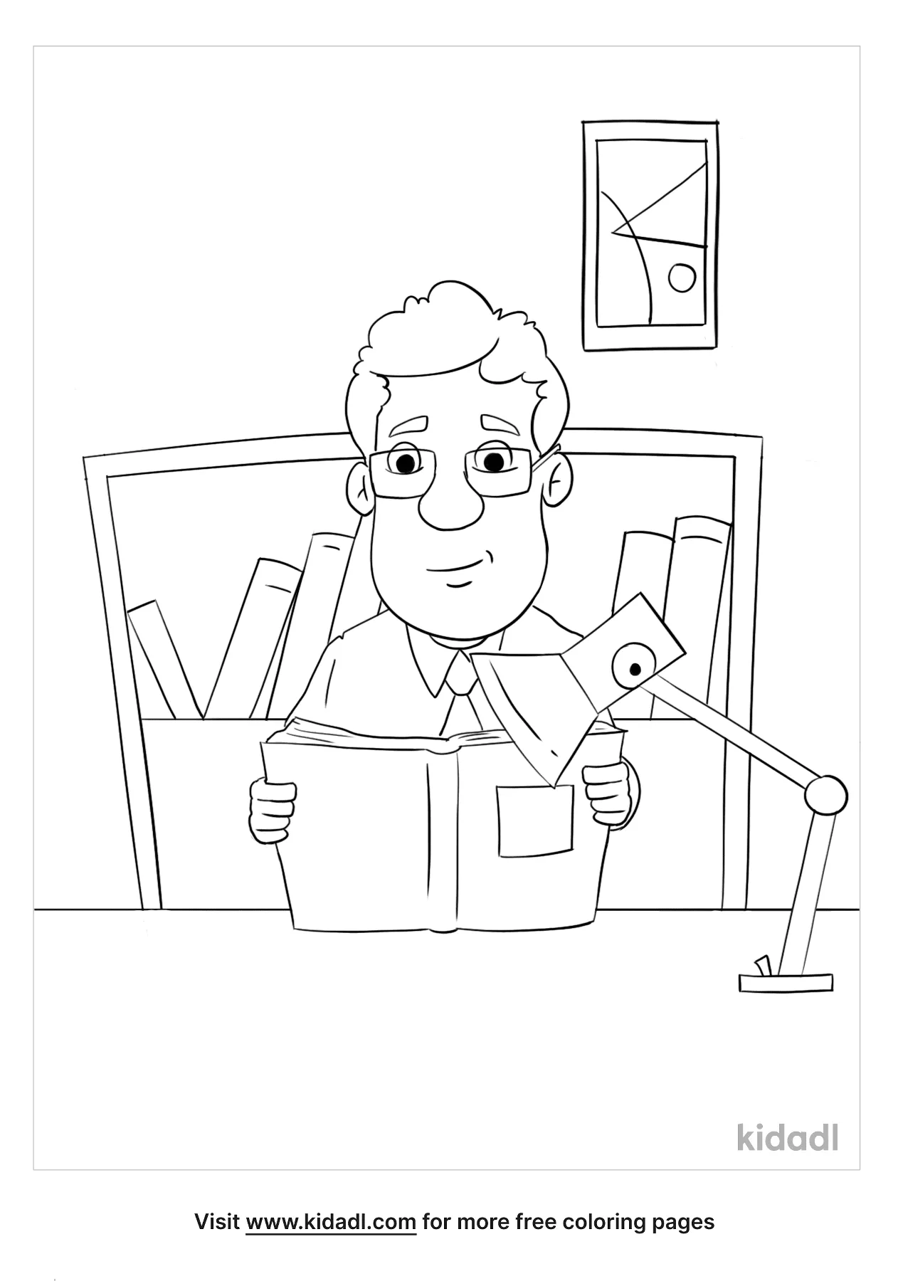 Free school principal coloring page coloring page printables