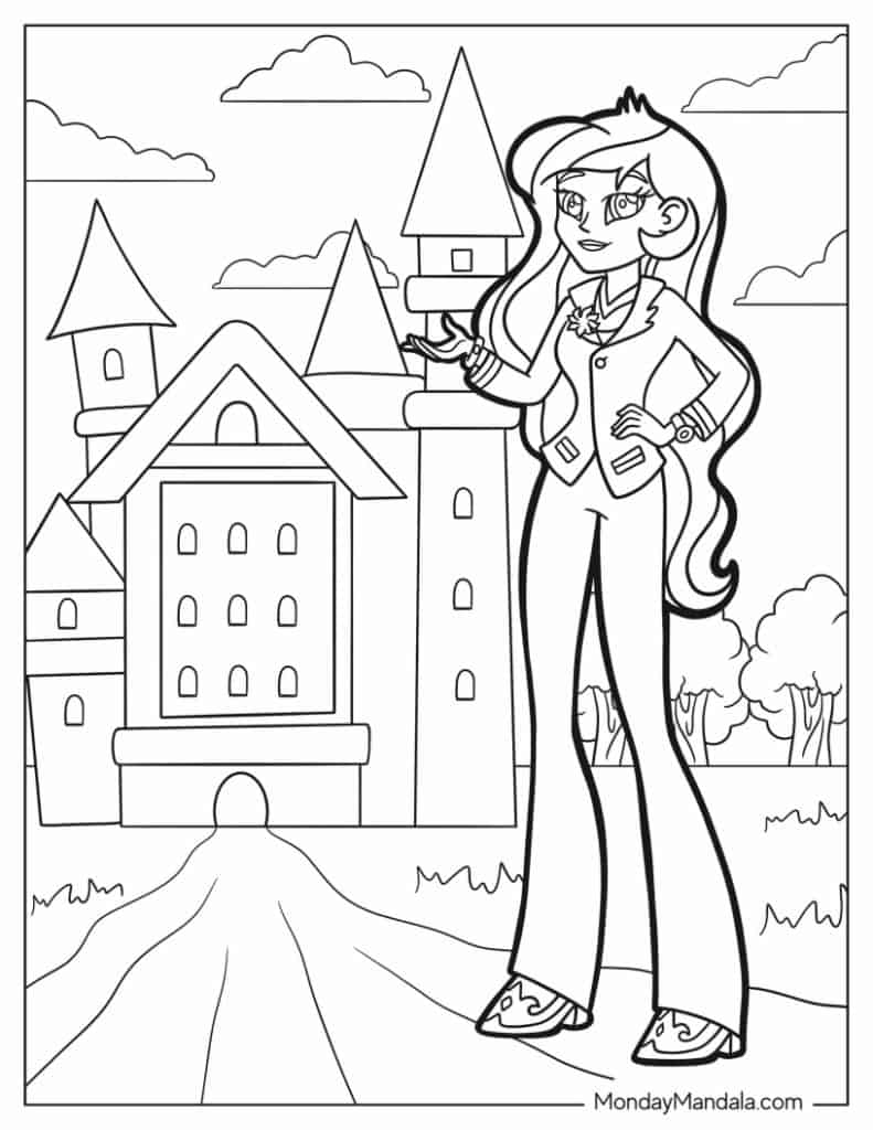 My little pony coloring pages free pdf printables