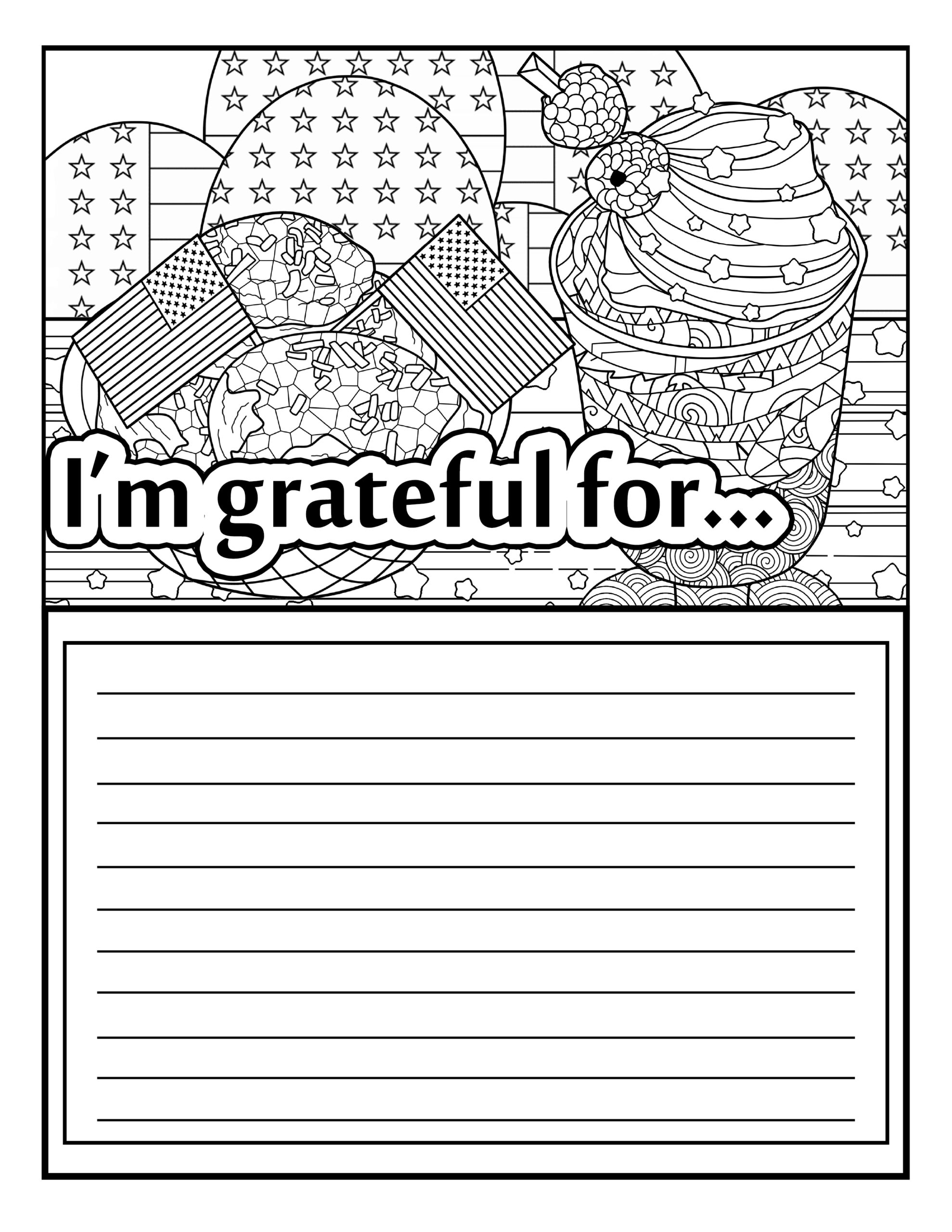 Coloring pages for july