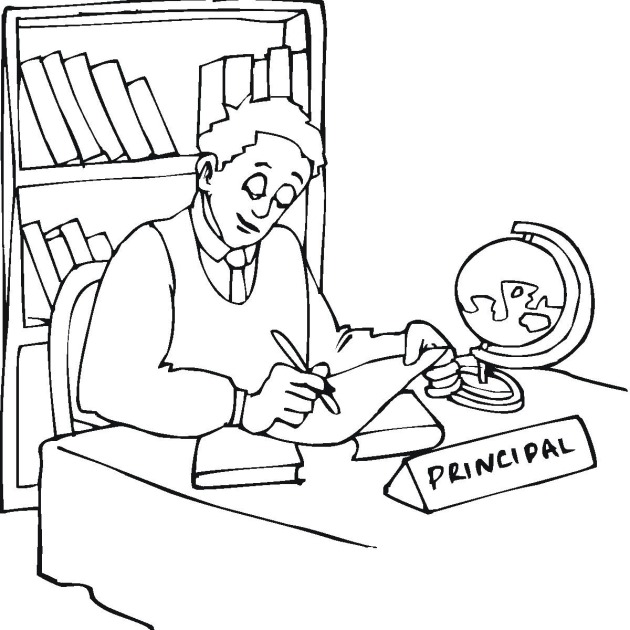 Free education and school coloring pages