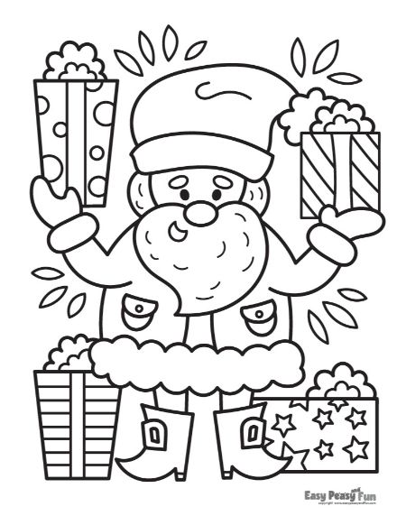 Printable christmas coloring pages