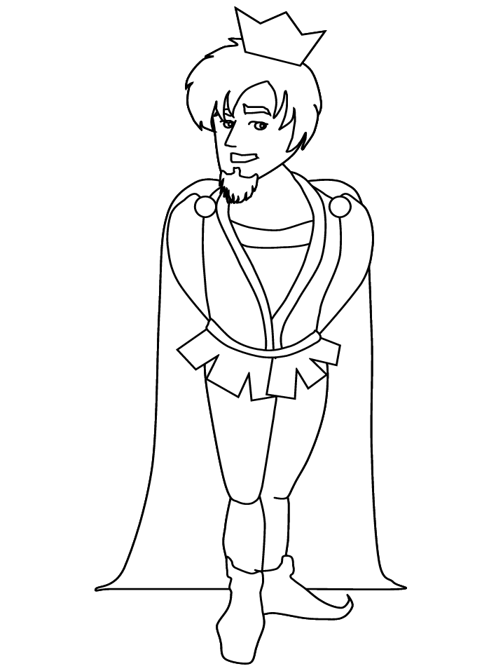 Coloring page prince characters â printable coloring pages