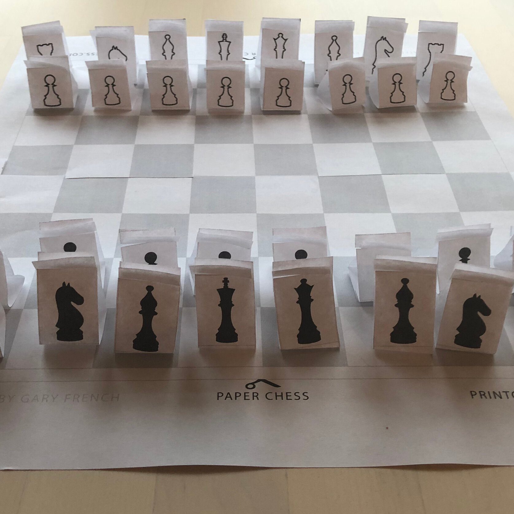 Love the queens gambit make a diy chess set