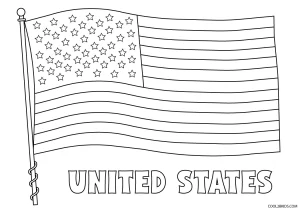 Free printable american flag coloring pages for kids