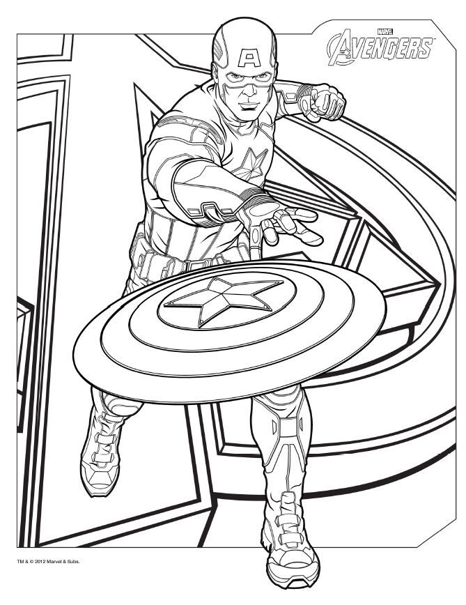 Avengers coloring pages