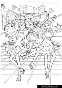 Barbie coloring pages