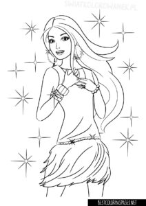 Barbie coloring pages