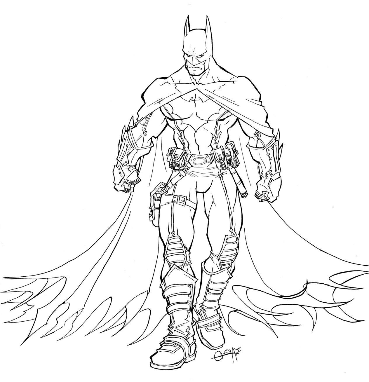 Free batman coloring pages to print