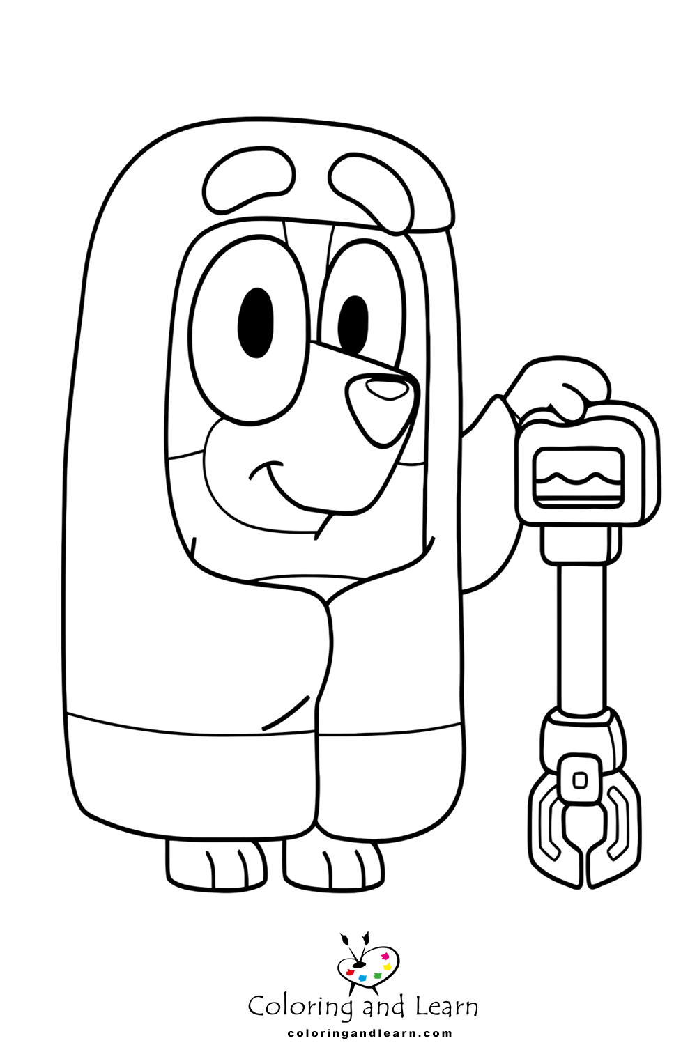 Bluey coloring pages